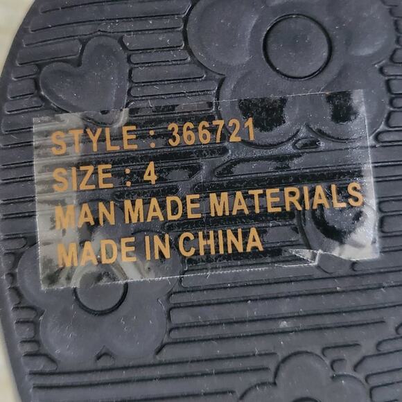 Josmo Vegan Patent Leather Ballet Shoes Size 4 - Picture 9 of 10